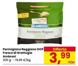 Eurospar Parmigiano Reggiano DOP Fresco di Grattugia Ambrosi offerta
