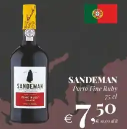 Deco Iperstore Sandeman porto fine ruby offerta