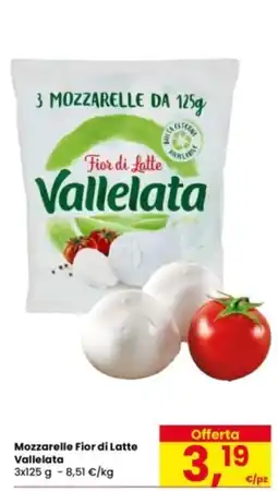 Eurospar Mozzarelle Fior di Latte Vallelata offerta
