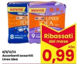 Eurospar Assorbenti assortiti Lines Idea offerta