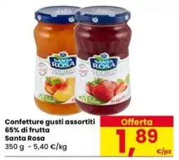 Eurospar Confettura gusti assortiti Santa Rosa offerta