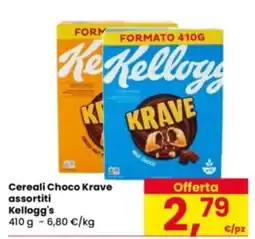 Eurospar Cereali Choco Krave assortiti Kellogg's offerta
