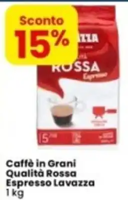 Eurospar Caffè in Grani Qualità Rossa Espresso Lavazza offerta