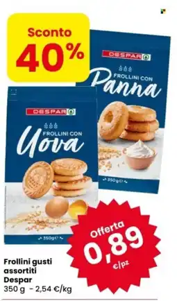 Eurospar Frollini gusti assortiti Despar offerta