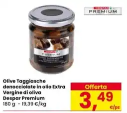 Eurospar Olive Taggiasche denocciolate in olio Extra Vergine di oliva Despar Premium offerta
