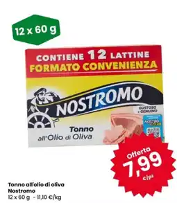 Eurospar Tonno all'olio di oliva Nostromo offerta