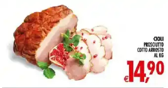 Deco Iperstore Cioli Prosciutto Cotto Arrosto offerta