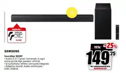 MediaWorld SAMSUNG Soundbar B650F offerta