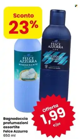 Eurospar Bagnodoccia profumazioni assortite Felce Azzurra offerta