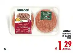 Deco Iperstore Amadori Hamburger di Tacchino offerta