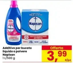 Eurospar Additivo per bucato liquido o polvere Napisan offerta