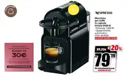 MediaWorld Macchina per caffè in capsule Inissia EN80.B offerta