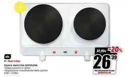 MediaWorld ok. Piastra elettriche ODP2520W offerta