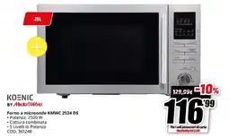 MediaWorld Forno a microonde KMWC 2524 DS offerta