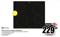 MediaWorld Electrolux Piano cottura a induzione CIB60424CK offerta