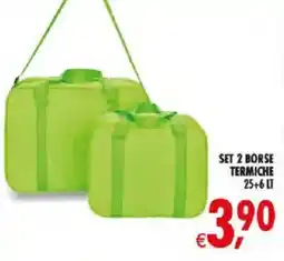 Deco Iperstore SET 2 BORSE TERMICHE offerta