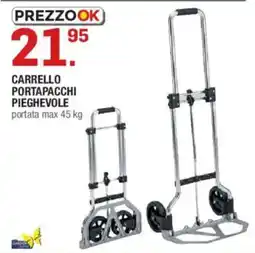 Brico OK CARRELLO PORTAPACCHI PIEGHEVOLE offerta