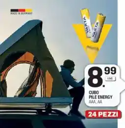 Brico OK Cubo Pile Energy offerta