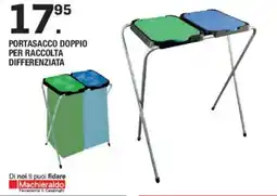 Brico OK PORTASACCO DOPPIO PER RACCOLTA DIFFERENZIATA offerta