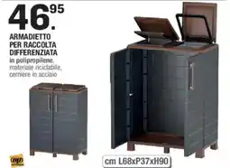 Brico OK ARMADIETTO PER RACCOLTA DIFFERENZIATA offerta