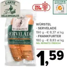Todis L'ARTE DELLE SPECIALITÀ SERVELADE offerta