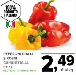 Todis PEPERONI GIALLI E ROSSI offerta