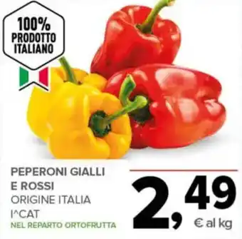 Todis PEPERONI GIALLI E ROSSI offerta