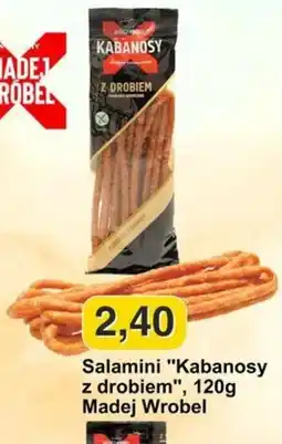 Mix Markt Salamini "Kabanosy z drobiem" Madej Wrobel offerta