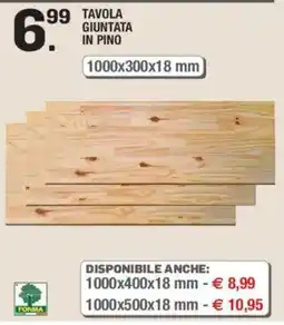 Brico OK TAVOLA GIUNTATA IN PINO offerta