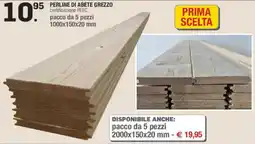 Brico OK PERLINE DI ABETE GREZZO offerta