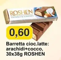 Mix Markt Barretta cioc.latte: arachidi+cocco, ROSHEN offerta