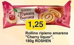 Mix Markt Rollino ripieno amarena "Cherry liquor", ROSHEN offerta