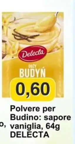 Mix Markt Polvere per Budino: sapore vaniglia DELECTA offerta