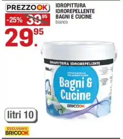 Brico OK IDROPITTURA IDROREPELLENTE BAGNI E CUCINE bianco offerta