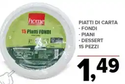 Todis home Piatti FONDI offerta