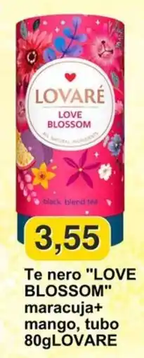 Mix Markt Te nero "LOVE BLOSSOM" maracuja+ mango offerta