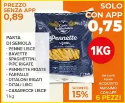 Todis Cuore Mediterraneo Pennette rigate offerta
