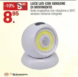 Brico OK Luce LED con sensore di movimento offerta