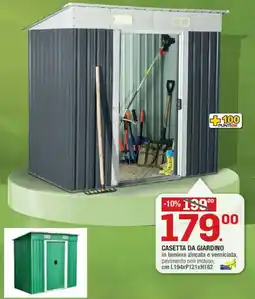 Brico OK Casetta da giardino offerta