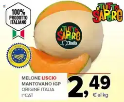 Todis Melone Liscio Mantovano IGP offerta