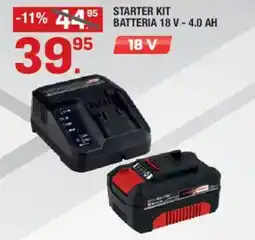 Brico OK STARTER KIT BATTERIA 18 V - 4.0 AH offerta