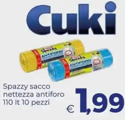 Pilato Spazzy sacco nettezza antiforo offerta