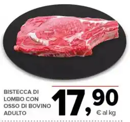 Todis Bistecca di lombo con osso di bovino adulto offerta