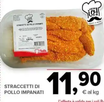 Todis Straccetti di pollo impanati offerta