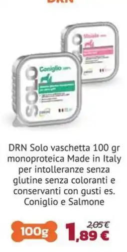 Joe Zampetti DRN Solo vaschetta offerta