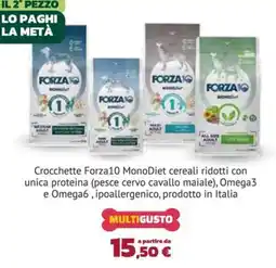 Joe Zampetti Crocchette Forza10 MonoDiet offerta