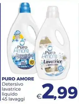 Pilato Puro Amore Detersivo lavatrice liquido offerta