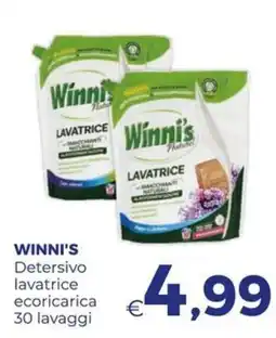 Pilato Winni's Detersivo lavatrice ecocarica offerta