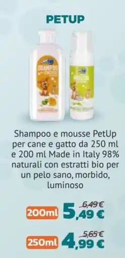 Joe Zampetti Shampoo e mousse PetUp offerta