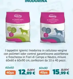 Joe Zampetti Tappetini igienici Inodorina offerta